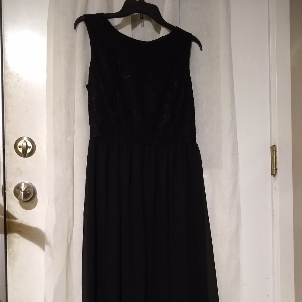 Enfocus Studio Black Lace Dress
